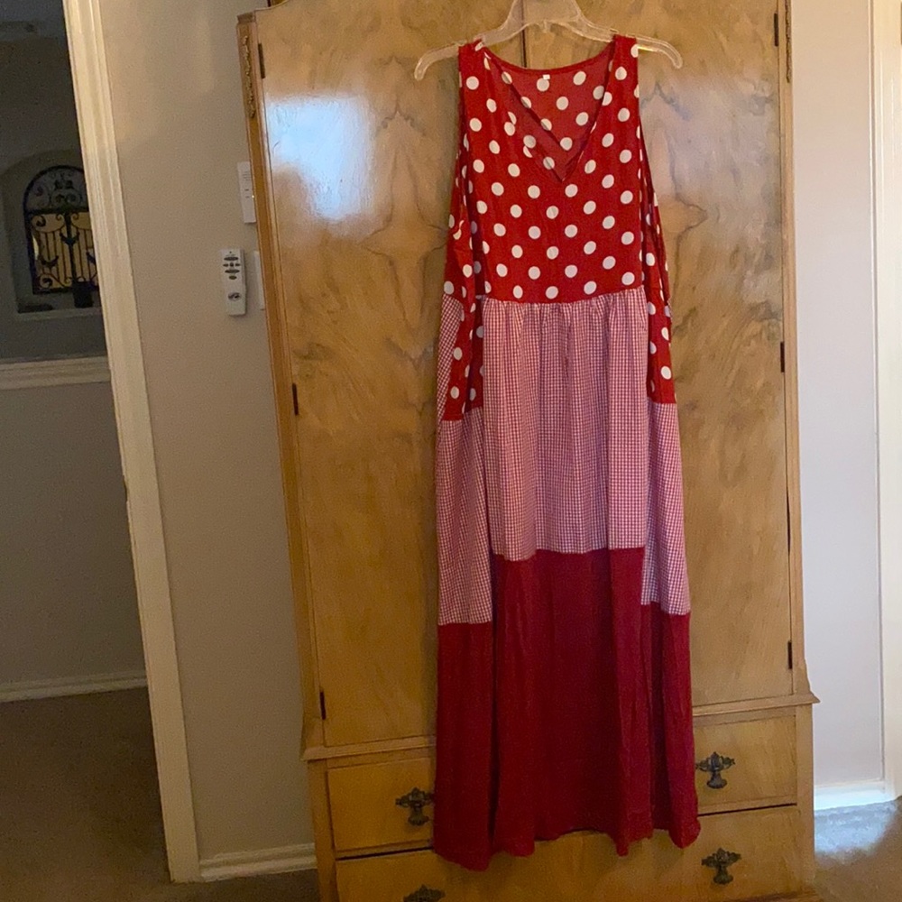 Red Summer Dress Size 3X